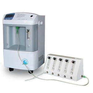 Neonatal Oxygen Concentrator Nebulizer dengan aliran Splitter